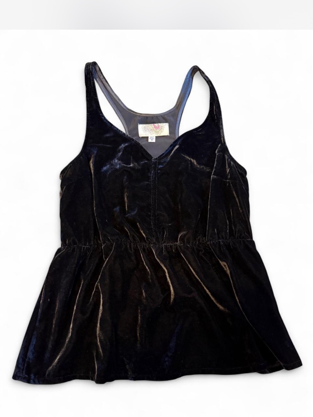 Ecote Black Velvet Racerback tank